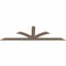 Ekena Millwork Richland Smooth Timber Gable Bracket, Douglas Fir, 108"W x 31 1/2"H x 1 1/2"D x 5 1/2"F, 7/12 Pitch GBW108X31X0206RIC00SDF - alternate 2